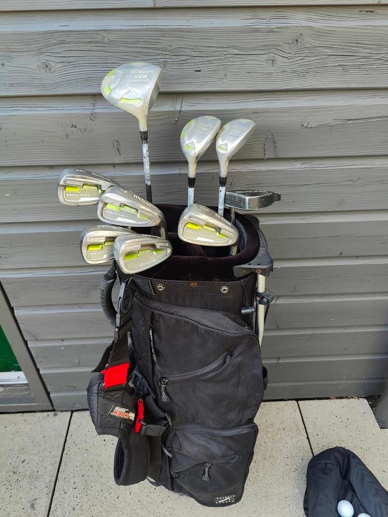 Complete golfset Wilson pro staff dames in golfset, Ophalen of Verzenden, Zo goed als nieuw, Set, Overige merken