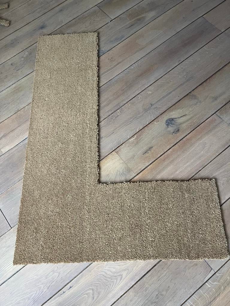 Kokos deurmat in L-vorm, Ophalen, Gebruikt, Schoonloopmat, Kokos