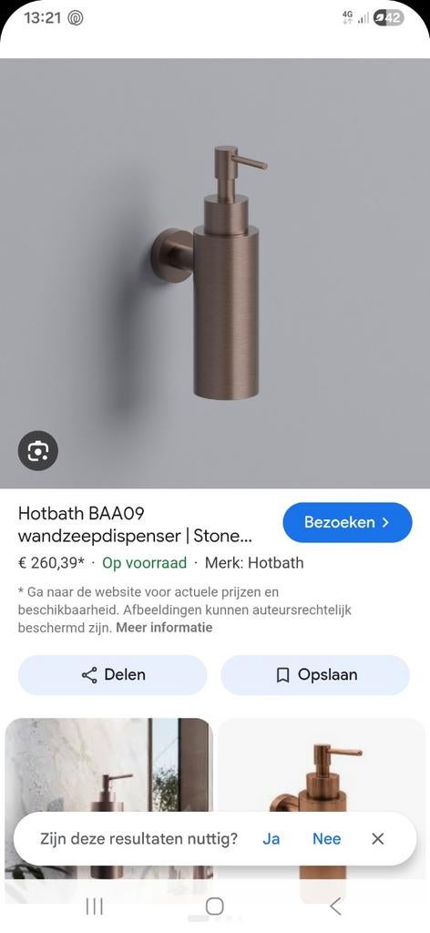 Heb deze over hij is nieuw koperkleur, Ophalen of Verzenden