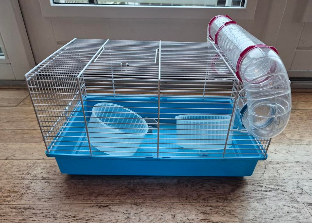 Hamster kooi, Dieren en Toebehoren, Kooi, Minder dan 75 cm, Zo goed als nieuw, Hamster