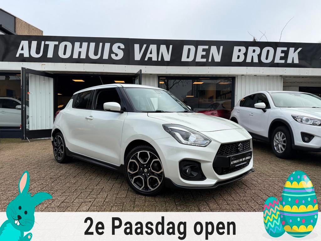 Suzuki Swift 1.4 Sport|Xenon|Navi|Cruise|Carplay|Led|Full Op, Stof, Gebruikt, Zwart, 4 cilinders