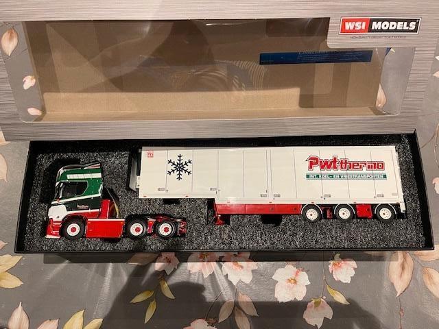 WSI PWT Thermo Scania R Highline semi box trailer, Ophalen of Verzenden, Nieuw, Bus of Vrachtwagen, Wsi