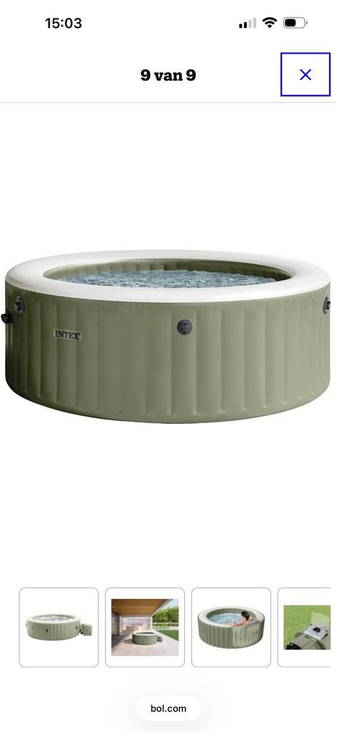 GEZOCHT: opblaas jaccuzi zonder pomp, Tuin en Terras, Bubbelbaden en Hottubs, Ophalen, Zo goed als nieuw, Pomp