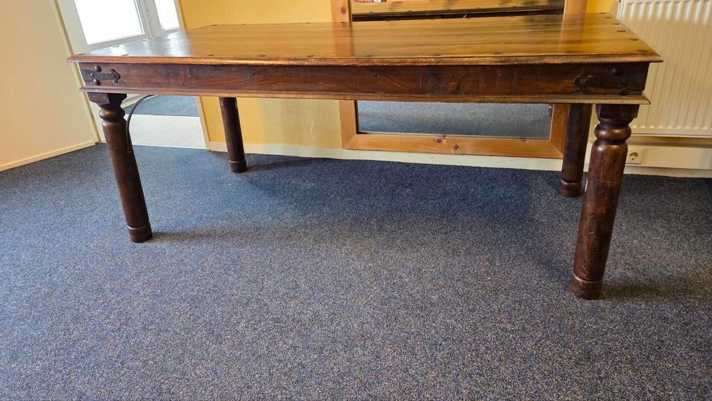 Eetkamertafel, Huis en Inrichting, Ophalen, Gebruikt, 50 tot 75 cm, 150 tot 200 cm