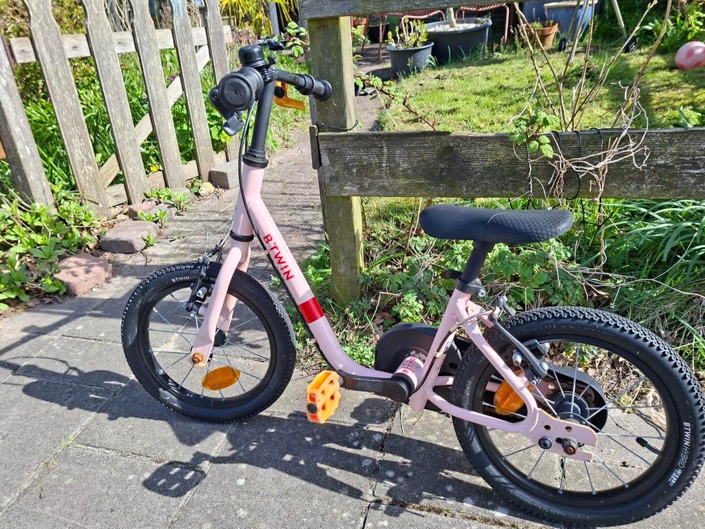 B'Twin hybrid 16 inch kinderfiets, Ophalen