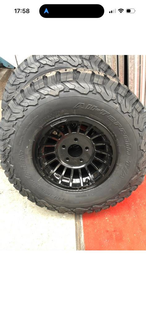 Wolfrace 15” velgen voor G klasse w460 (ook w463), Ophalen of Verzenden