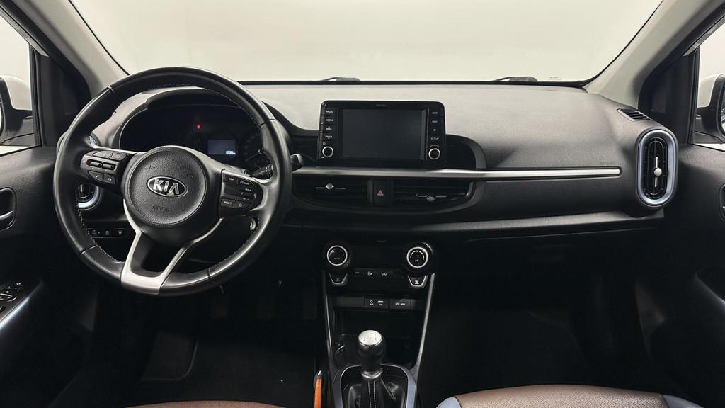 Kia Picanto 1.0 CVVT Colour Edition LEER CARPLAY NAVI LM CRU, Auto's, Voorwielaandrijving, Gebruikt, Euro 6, Met garantie (alle)