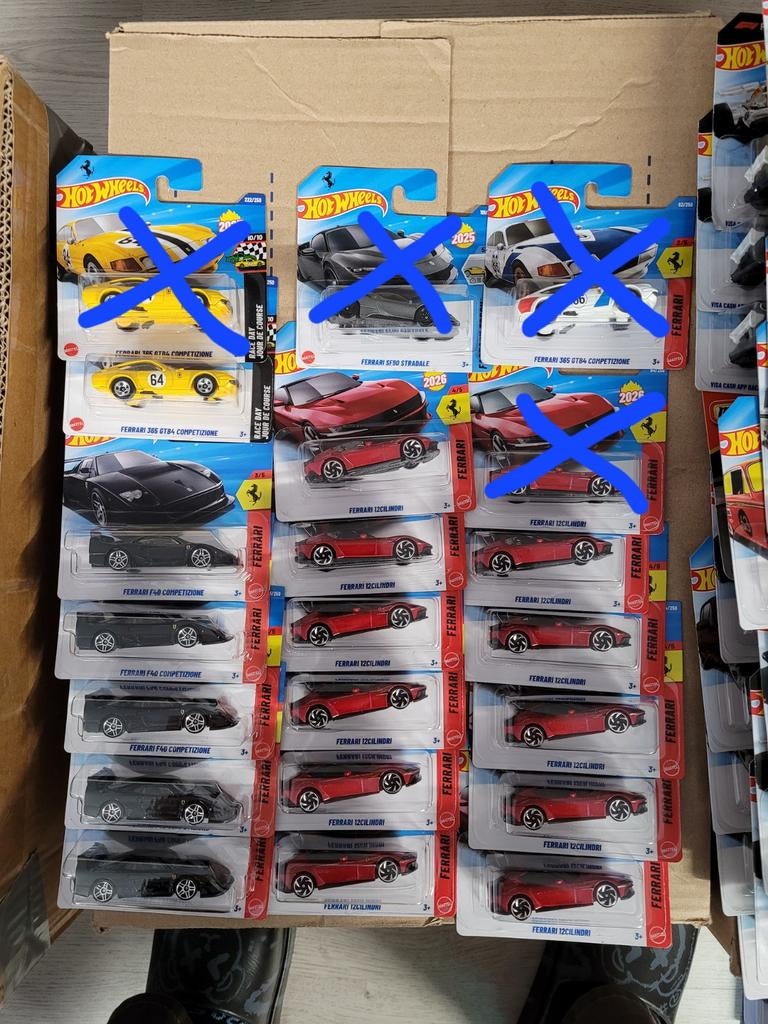Hot wheels ferrari modellen nieuw, Hobby en Vrije tijd, Modelauto's | Overige schalen, Ophalen of Verzenden, Nieuw, Auto