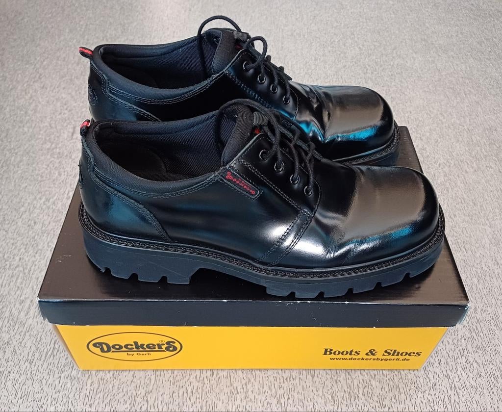 Dockers by Gerli Veterschoenen/Low Boots/Plateaus (Maat 44), Zwart, Ophalen of Verzenden, Gedragen, Dockers