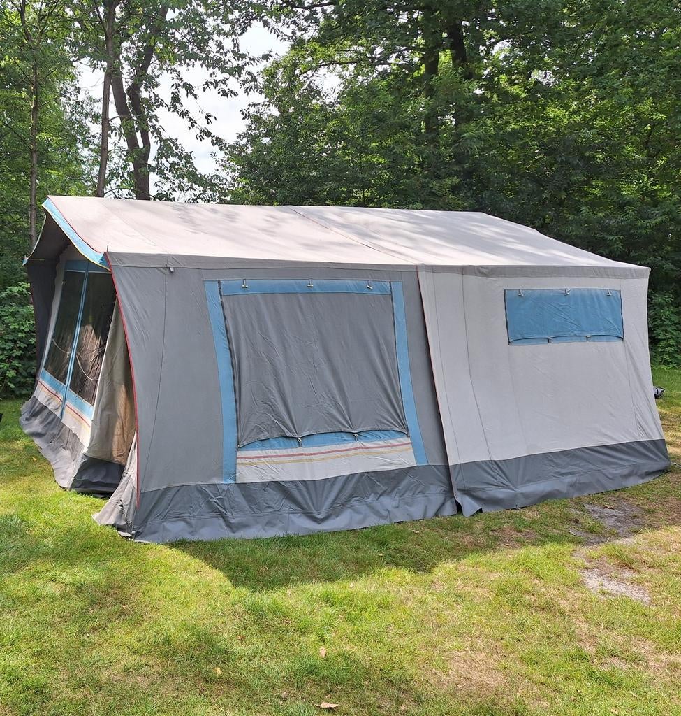 Vouwwagen scout economic 6 personen in goede staat, Caravans en Kamperen, Tenten, Ophalen, Gebruikt, Tot en met 6