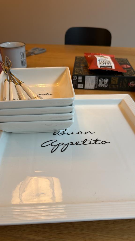 Riviera Maison borrel set, Huis en Inrichting, Keuken | Servies, Gebruikt, Overige typen, Overige stijlen, Keramiek, Ophalen