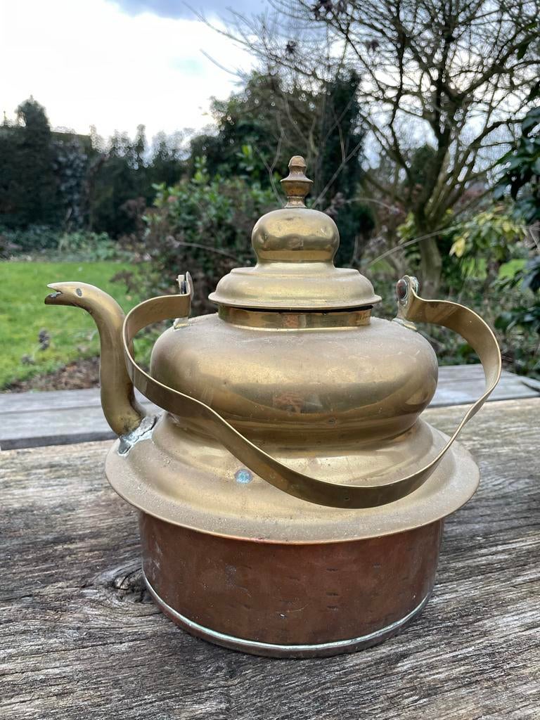 Twee koperen ketels - oudjes, Ophalen, Koper