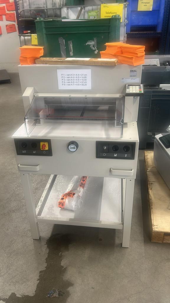 Snijmachine IDEAL 4850-95 EP, Ophalen