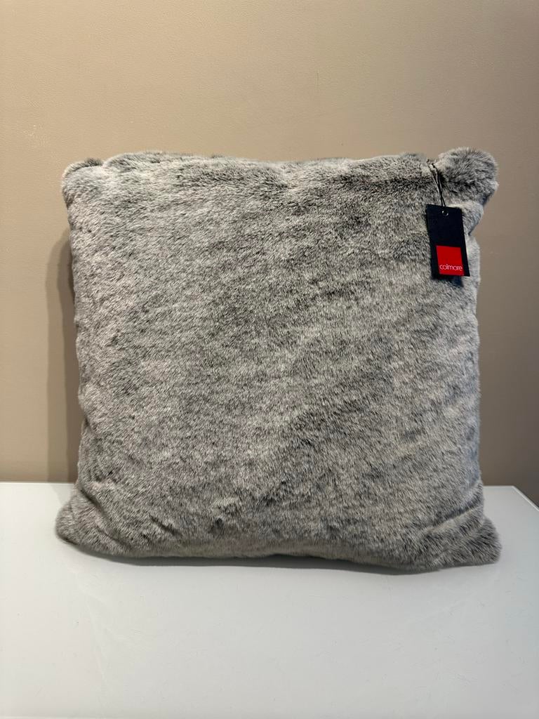 Nieuw chinchilla kussen set van 2 stuls, Ophalen of Verzenden, Nieuw, Grijs, Vierkant