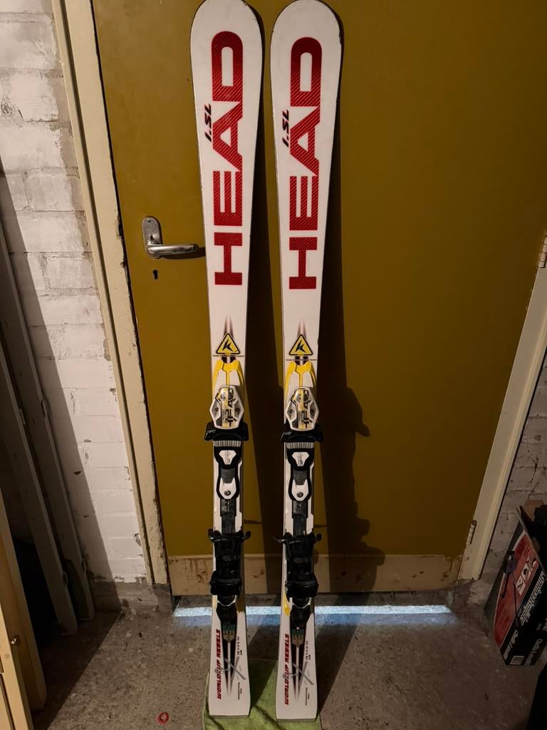 Ski’s 1,55m Head Worldcup rebels I slalom, Ophalen, 140 tot 160 cm, Gebruikt, Skiën