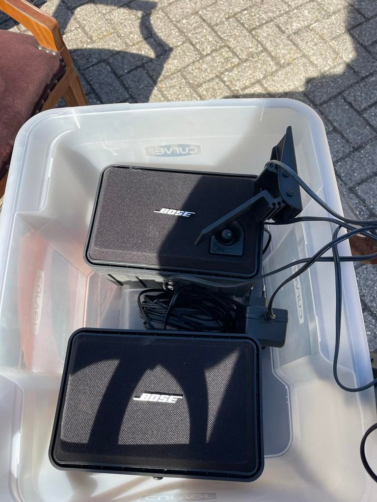 Bose buiten speakers met beugels, Audio, Tv en Foto, Luidsprekers, Gebruikt, Ophalen of Verzenden, Bose, Minder dan 60 watt