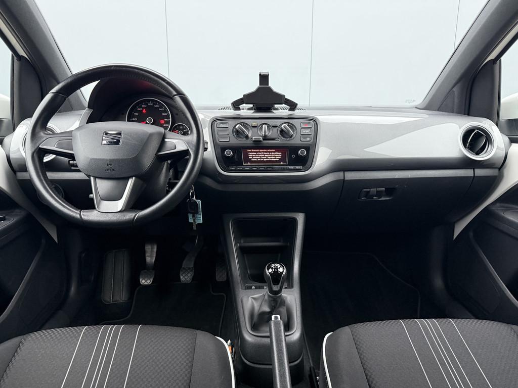 SEAT Mii 1.0 Sport Intense Bluetooth/15inch/Airco., Stof, Gebruikt, Mii, Wit