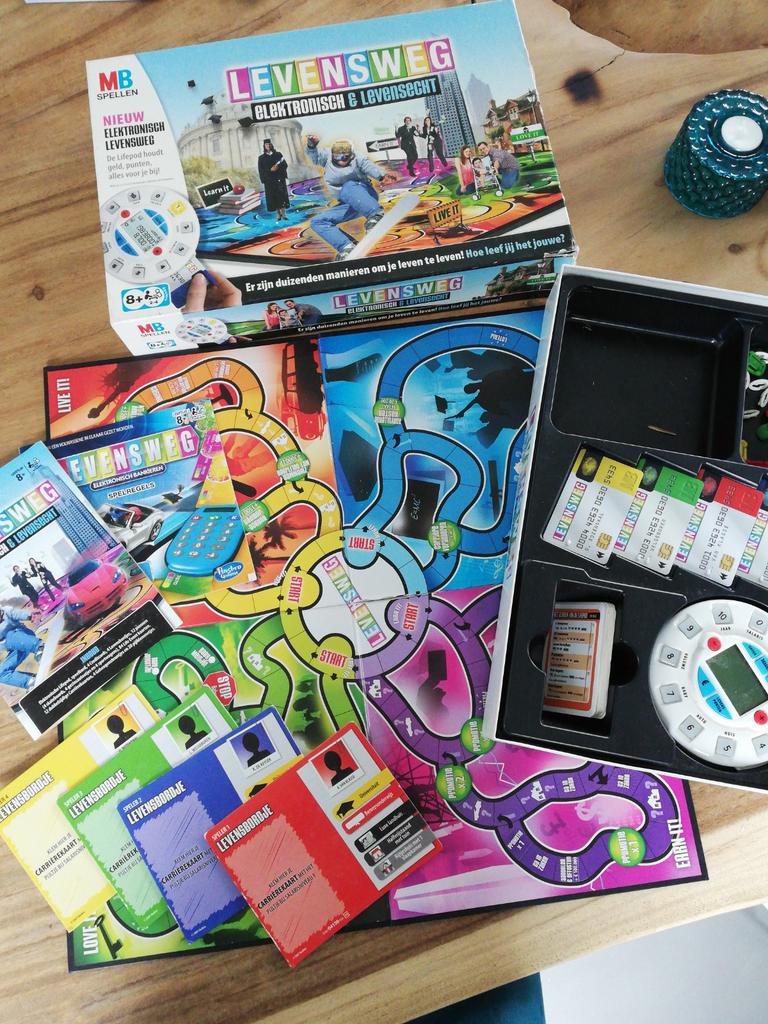 Levensweg elektronisch, bordspel, Een of twee spelers, Ophalen of Verzenden, Zo goed als nieuw