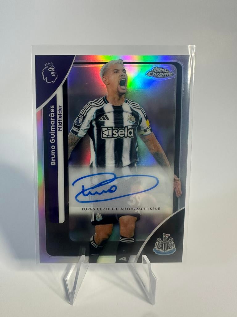 Topps/Panini Newcastle Set- Guimaraes en Barnes handtekening, Ophalen of Verzenden, Zo goed als nieuw, Buitenlandse clubs, Spelerskaart