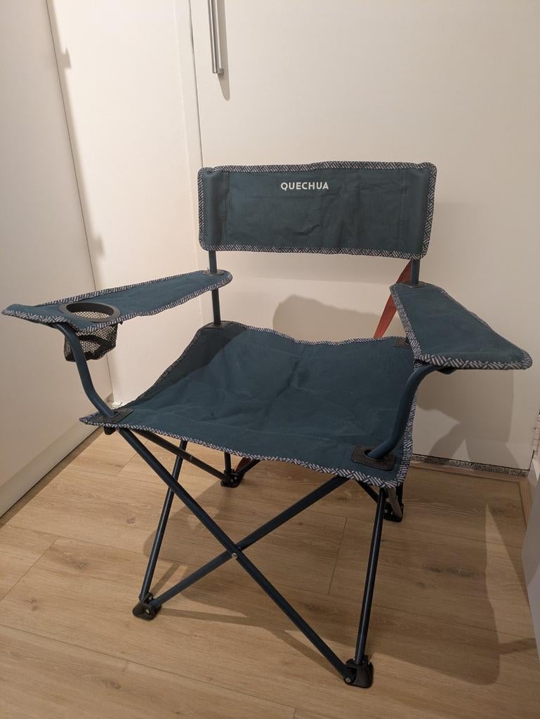 Campingstoel (Quechua), Ophalen of Verzenden, Zo goed als nieuw, Campingstoel