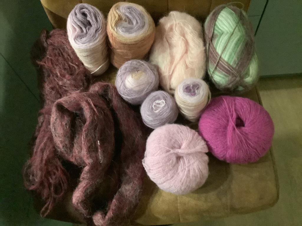 Pakket Mohair garen., Ophalen of Verzenden, Gebruikt, Breien of Haken, Wol of Garen