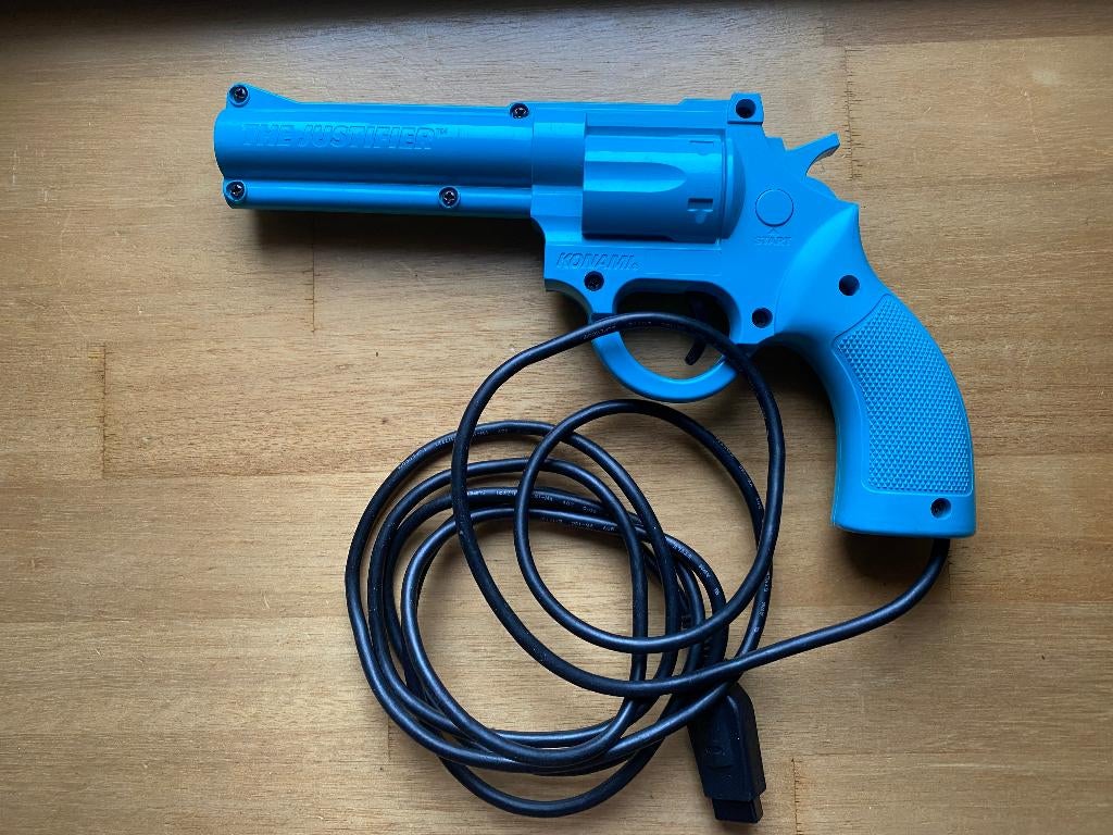 sega mega drive Konami Justifier Light gun, 1 speler, Racen en Vliegen, Ophalen of Verzenden, Zo goed als nieuw
