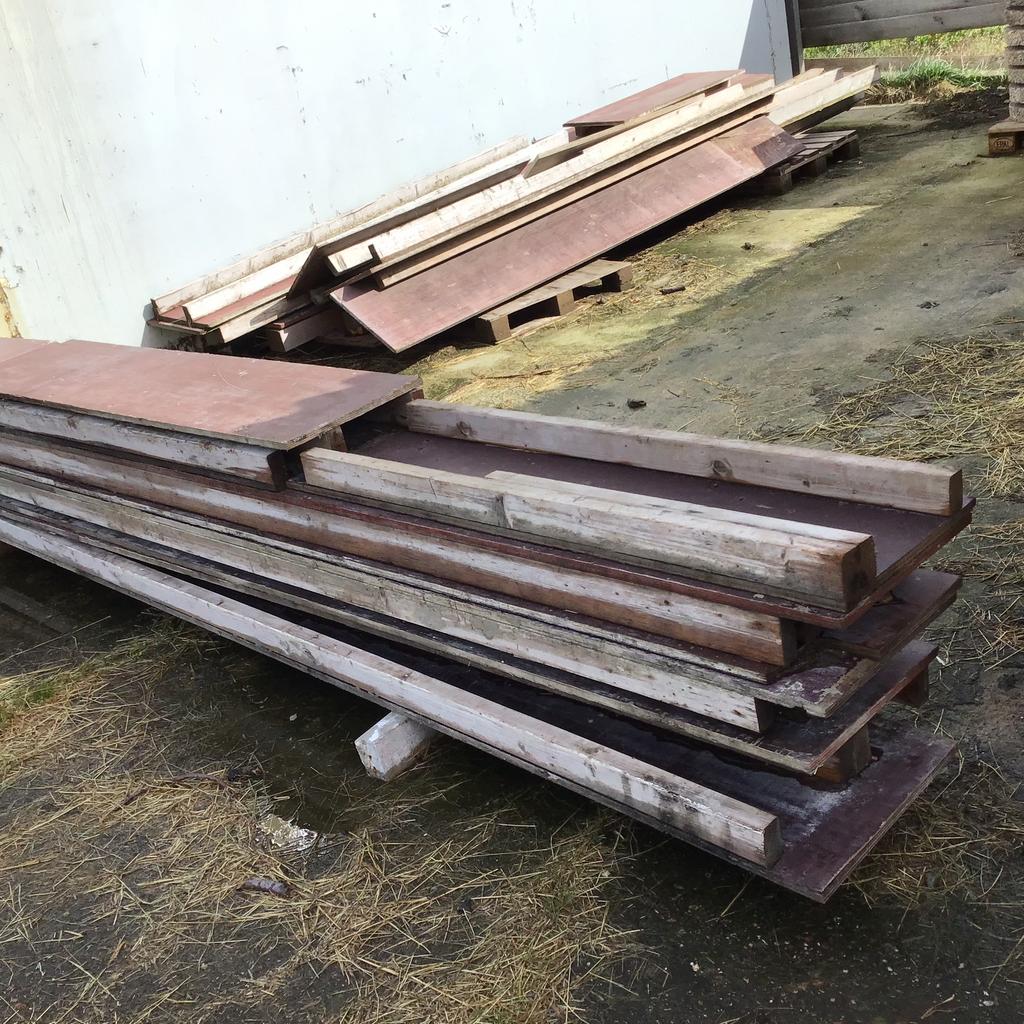 Bekisting, Ophalen, Zo goed als nieuw