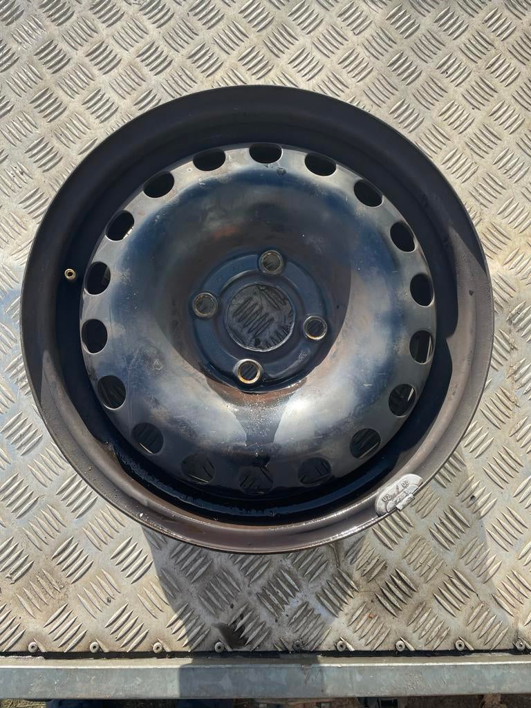 4 Stalen Velgen voor VW Up, Ophalen of Verzenden, Gebruikt