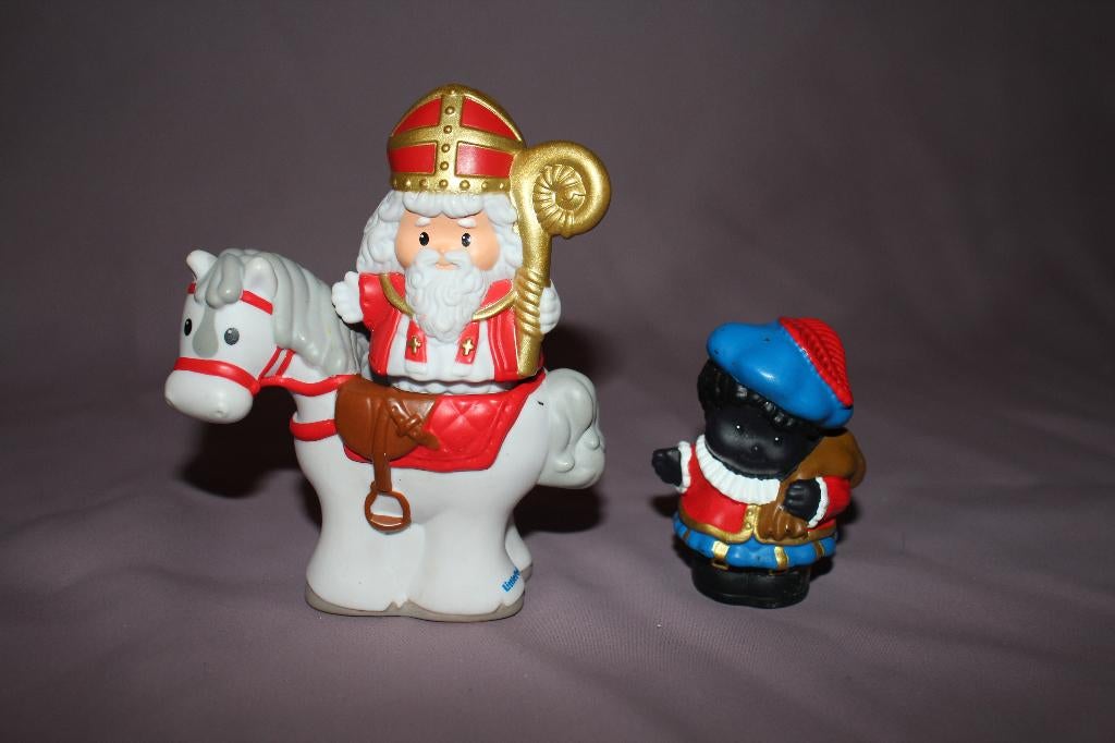 Fisher-Price Little People Sinterklaas en zwarte piet, Ophalen of Verzenden, Gebruikt, Speelset