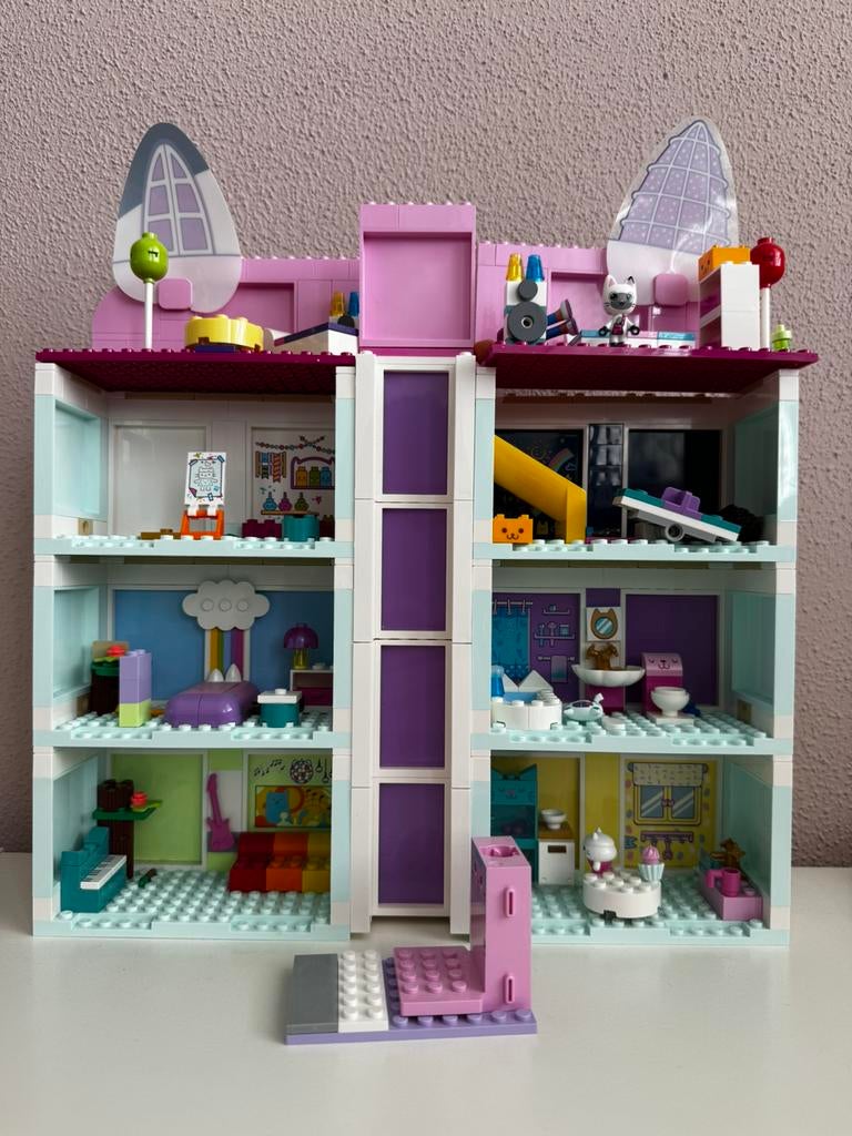 LEGO Gabby’s Poppenhuis (10788) – Compleet & opgebouwd, Ophalen of Verzenden, Zo goed als nieuw, Poppenhuis