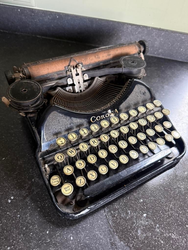 Vintage typemachine van LC Smith & Corona Typewriters 1926, Ophalen, Gebruikt