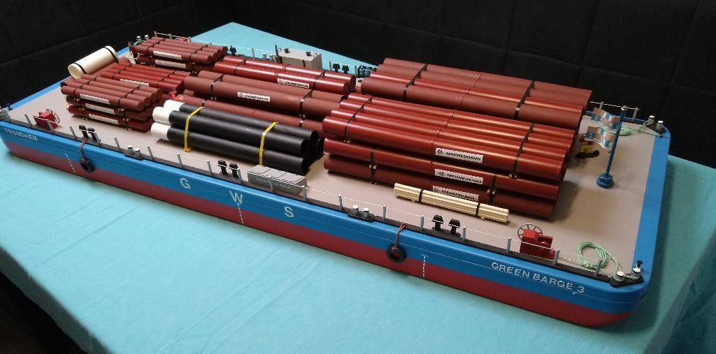PONTON GREEN BARGE 3, Ophalen, Nieuw, 1:32 tot 1:50