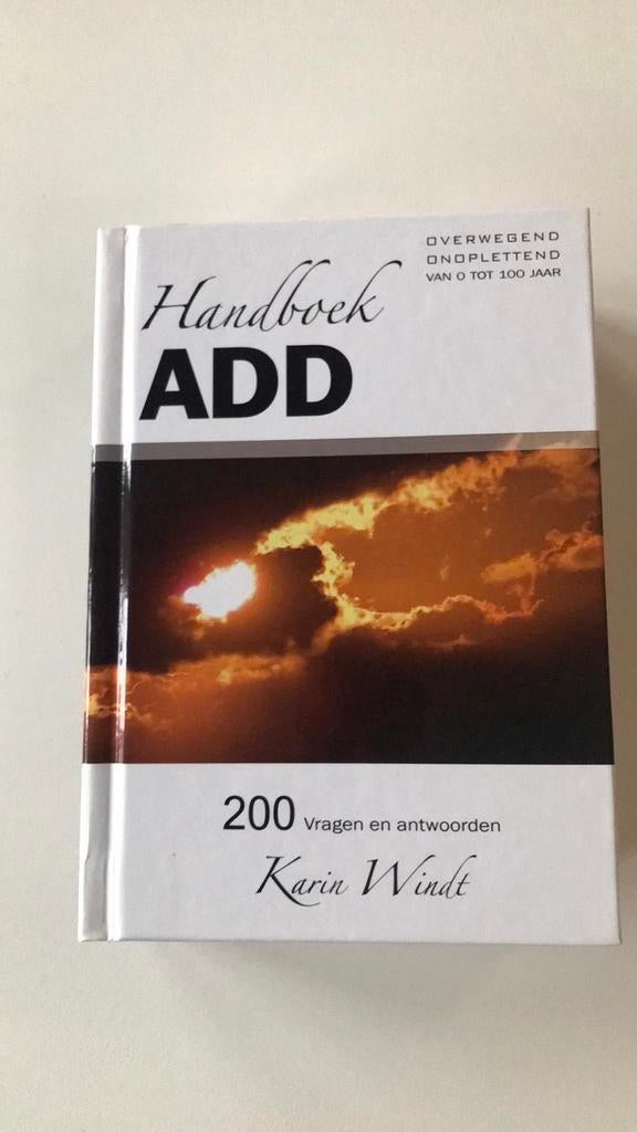 Handboek add 200 vragen Karin Windt, Ophalen of Verzenden, Zo goed als nieuw, Ontwikkelingspsychologie