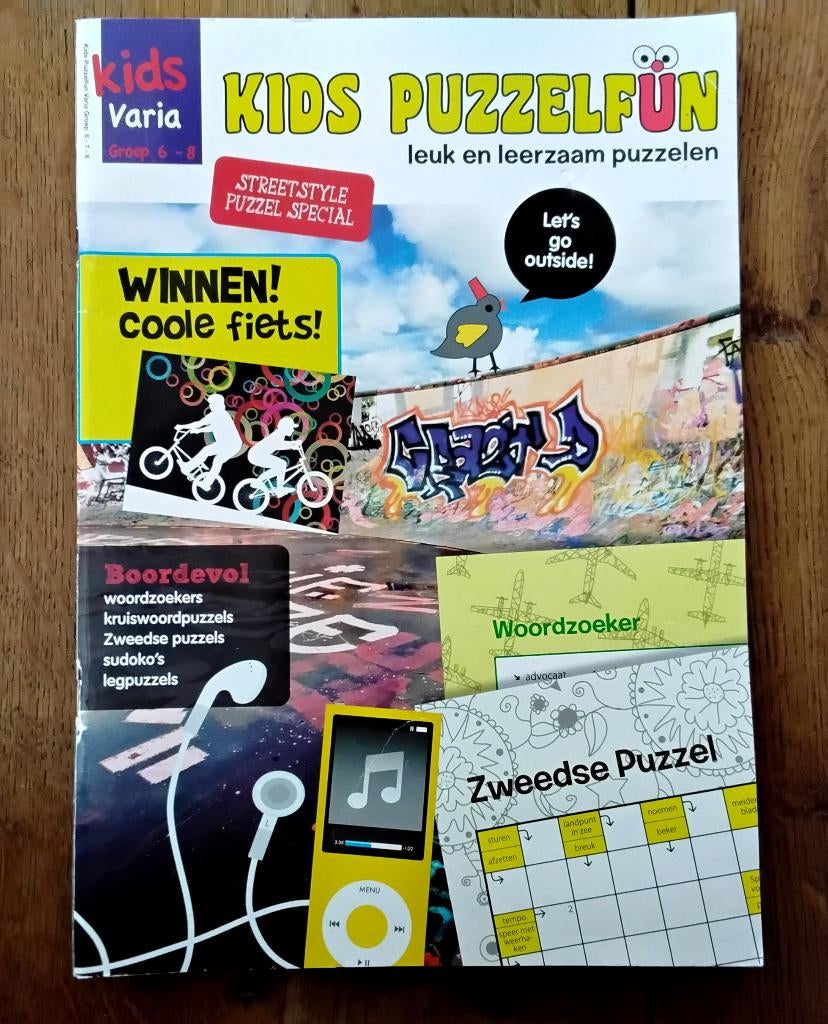 Kids Puzzelfun Varia - groep 6 - 7 - 8 (2 pagina's ingevuld), Ophalen of Verzenden, Gebruikt, Puzzelen