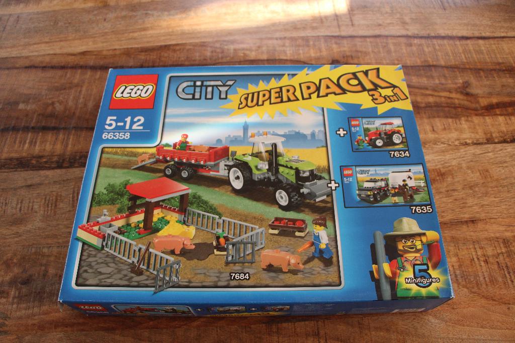 LEGO City, Pig Farm & Tractor, nr 7684, nieuw, Compleet, City, Lego, Nieuw