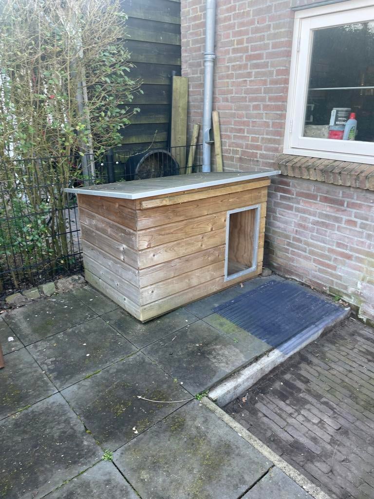 Hondenhok buiten, Dieren en Toebehoren, Ophalen, Gebruikt, 65 tot 100 cm, Hondenhok