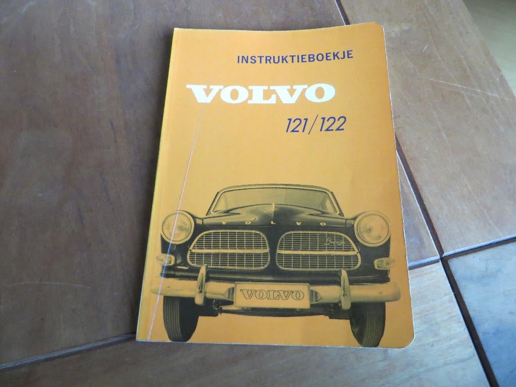 Instructieboek Volvo 121, Volvo 122 (120 F) 1962, zeer mooi!, Ophalen of Verzenden
