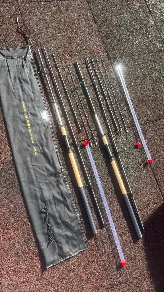 2 x shimano alivio feeder light   alcxlfdr   nieuw!!, Ophalen, Nieuw, Werphengel
