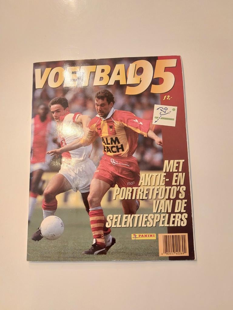 Panini Voetbal 95 Album - Compleet met plaatjes, Verzamelen, Sportartikelen en Voetbal, Gebruikt, Boek of Tijdschrift, Overige binnenlandse clubs