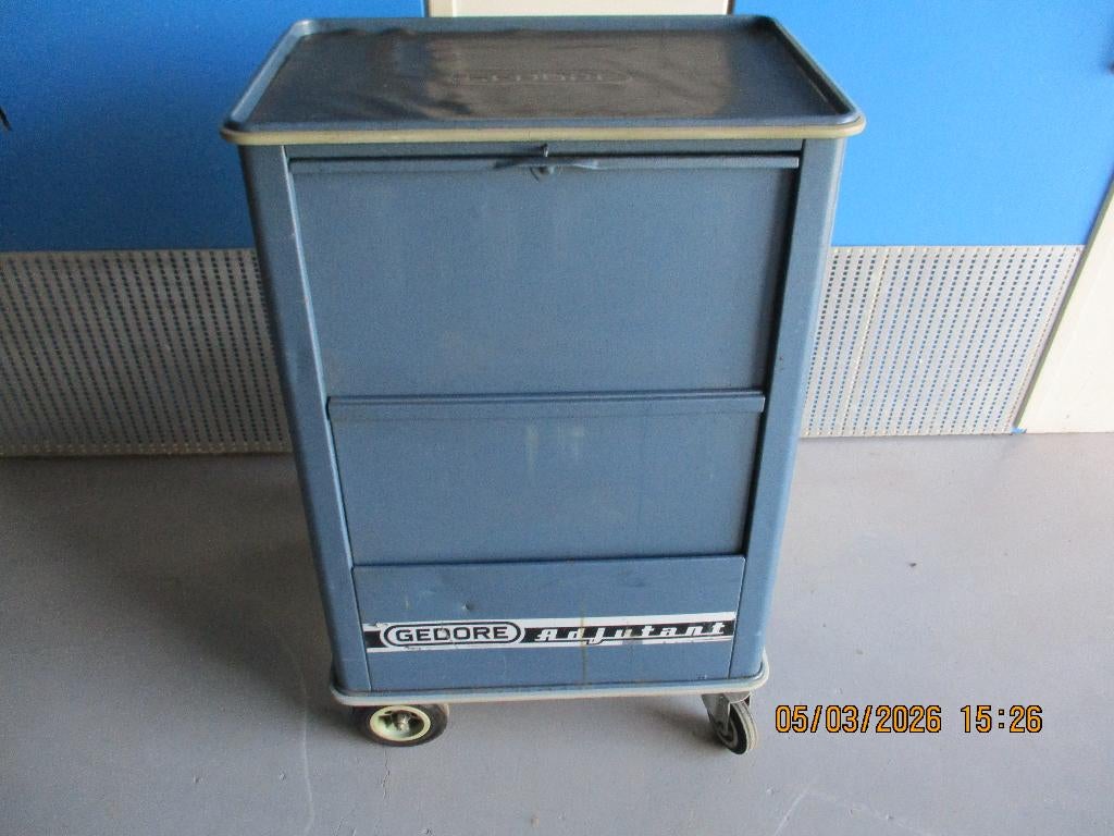 Gedore gereedschapswagen 5-laden + Onderbak, Doe-het-zelf en Verbouw, Gereedschapskisten, Ophalen, Gebruikt