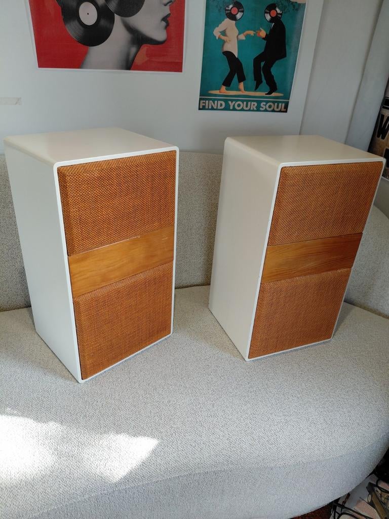 Goede Luxman (L&G) S-20 vintage 2 weg speakers, mooie staat, Overige merken, Ophalen of Verzenden, Zo goed als nieuw, Minder dan 60 watt