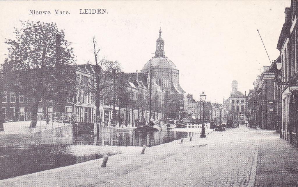 Leiden.  Nieuwe Mare (REPRINT)**, Verzenden, Voor 1920, Ongelopen, Zuid-Holland