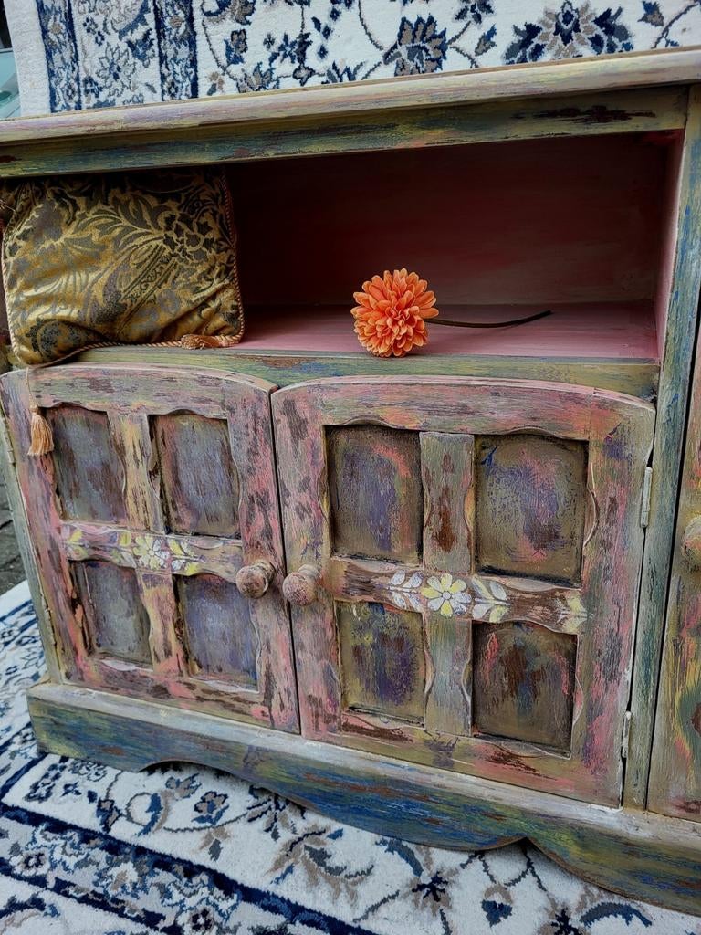 Spaanse/Kast/Dressoir/TV kast/Kast/Boho, Ophalen of Verzenden