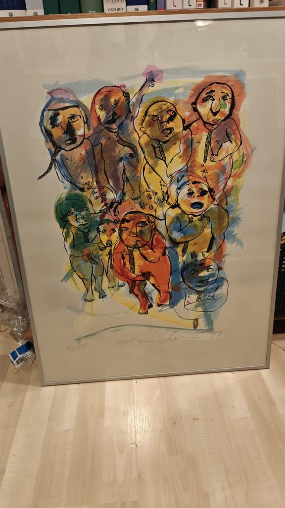 Schilder Marion Blom, Antiek en Kunst, Ophalen