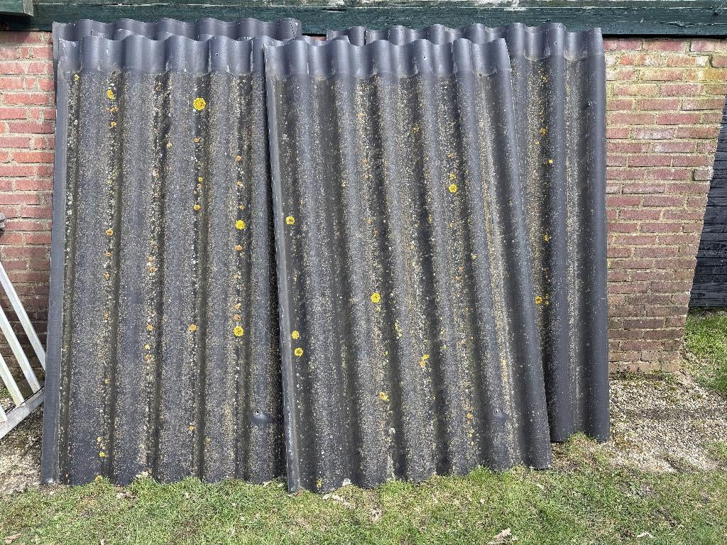 Golfplaten lengte 183cm / 21 stuks - asbestvrij, Doe-het-zelf en Verbouw, Dakpannen en Dakbedekking, Ophalen, Overige materialen