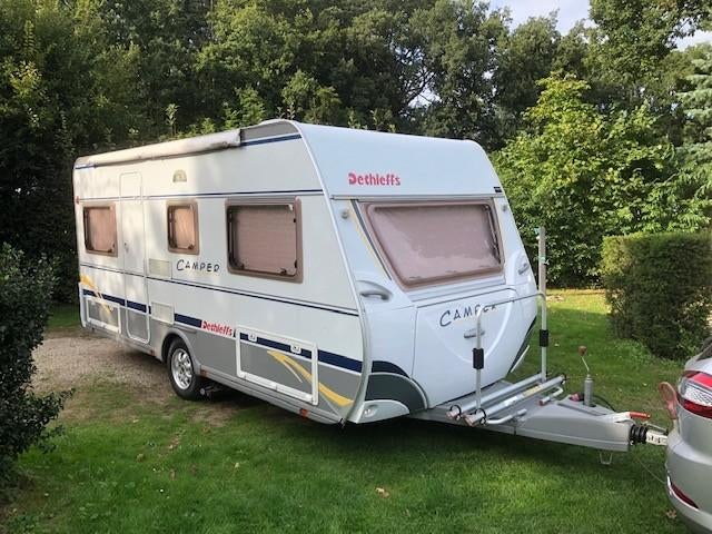 Dethleffs camper 460 DB, Caravans en Kamperen, Rondzit, Dwarsbed, 750 - 1000 kg, Tot en met 4