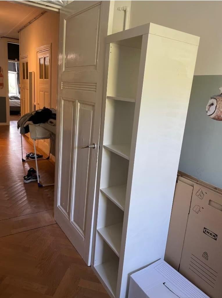 2x 5 vakken kast kallax expedit open kast vakkenkast 5x1 wit, Ophalen, Gebruikt, 5 laden of meer, 50 tot 100 cm