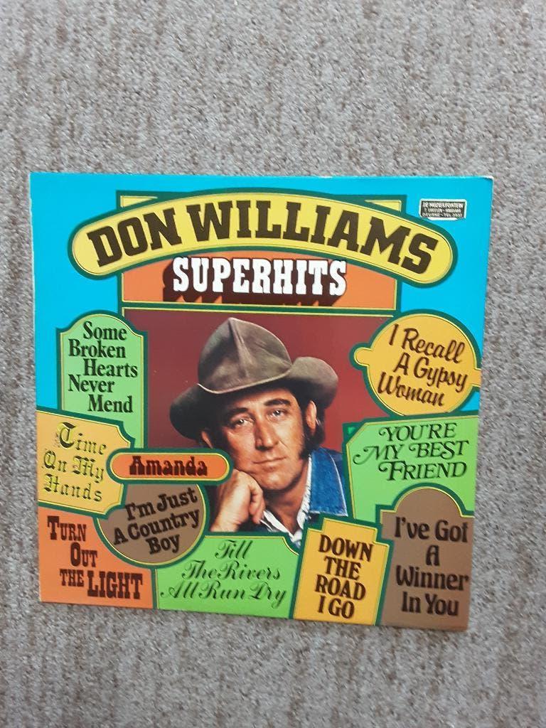 vinyl lp Don Williams superhits, Ophalen of Verzenden, Zo goed als nieuw, 12 inch