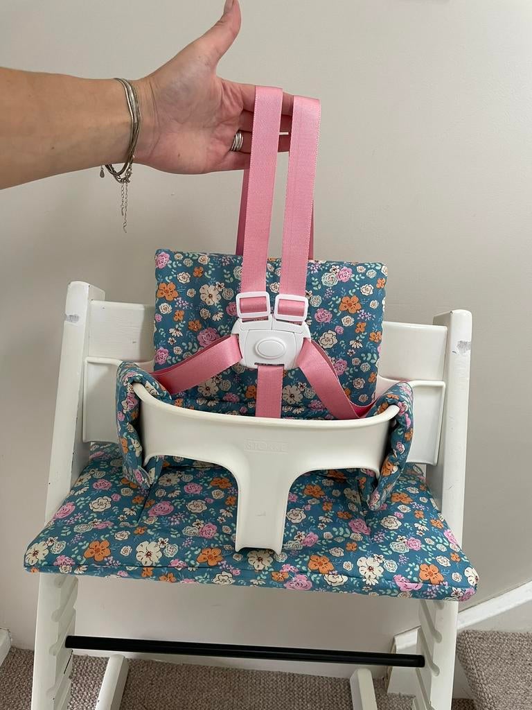 Nieuw! Roze Harnas tuigje compatibel Stokke Tripp Trapp, Ophalen of Verzenden, Nieuw, Meegroeistoel, Gordel(s)