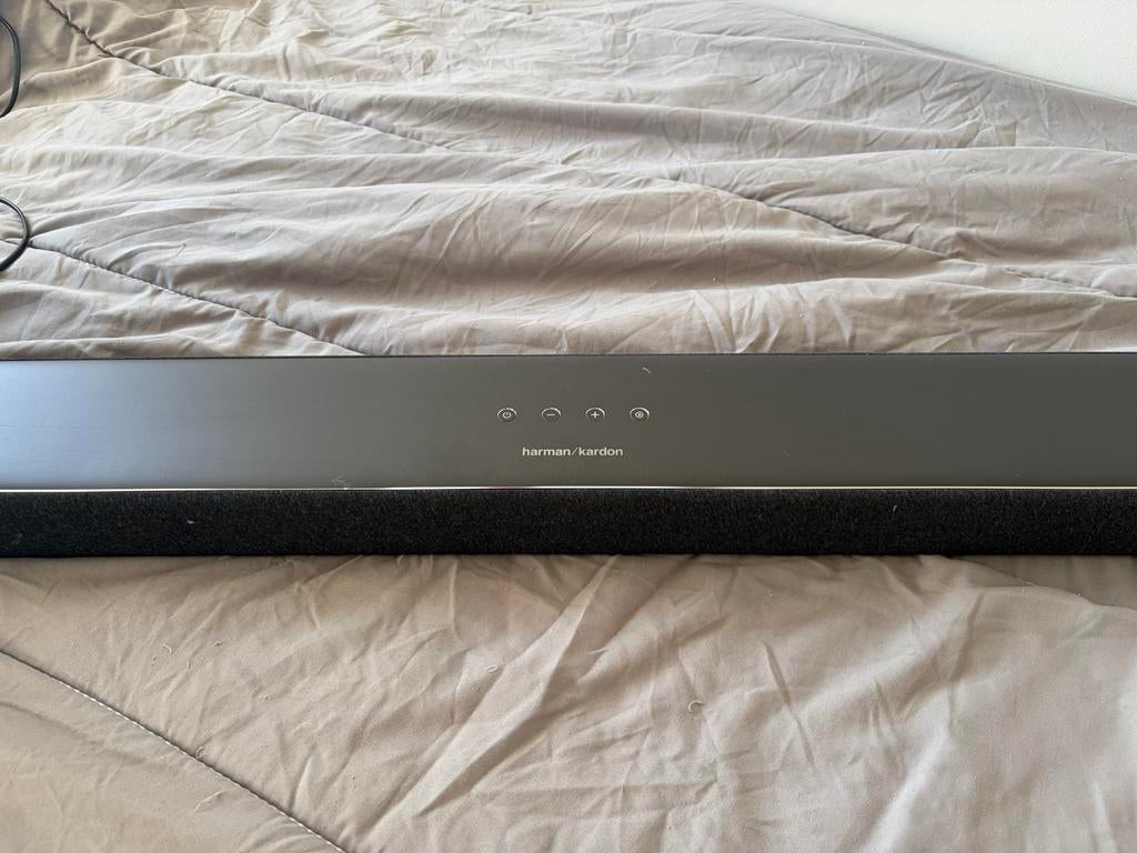 Harman Kardon Enchant soundbar en subwoofer, Ophalen, Met externe subwoofer, Gebruikt